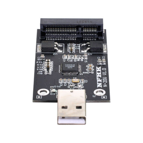 chenyang mSATA SSD to USB Adapter, Mini SATA mSATA SSD to USB 2.0 Hard Disk Drive Enclosure for 50mm mSATA SSD