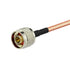Eightwood N Male to N Male Low Loss RG400 Cable 12 inch for 4G LTE Antenna, WiFi Yagi Antenna, Router