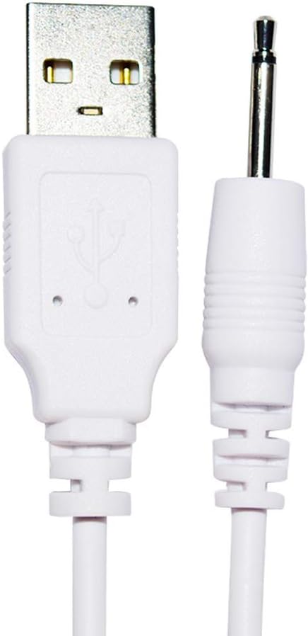 2 Packs USB to DC 2.5mm Adapter Charger Cable Replacement, Fast Charging Cord for Replacement Device.