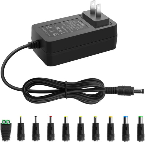 Arkare 12V 5A Power Supply Adapter 60W AC 100-240V to DC 12V Power