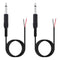 Fancasee 2 Pack 6 ft Replacement 6.35mm Male Plug to Bare Wire Open End TS 2 Pole Mono Audio Cable