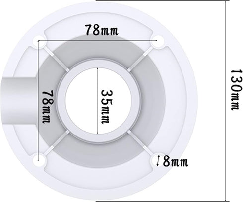 WiTi Extendable Mounting Pole for Security Surveillance Cameras, Adjustable Ceiling Mount Bracket for CCTV IP Camera