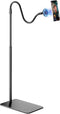 Kefotic Magnetic Gooseneck Phone Holder for Bed Laying Down, Height Adjustable Bedside Floor