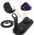 6-in-1 Wireless Charger, Portable Charging Station for Multiple Devices, 15W Fast Charging Pad for Phones, Earbuds, and