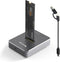 M.2 NVMe & SATA to USB C Docking Station, Aluminum Alloy Reader Adapter for 2280 2260 2242 2230 Enclosure