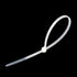 Star 8 inches 30 lb Ties,100 (2.5mm200mm Test Heavy Duty Nylon Cable PCS Zip Ties White)