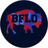 PopSockets BFLO Red and Blue Brush Strokes Bison Buffalo NY Graphic Standard PopGrip
