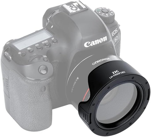 Lens Hood for Yongnuo YN 50mm f/1.8 II, Reversible Shade Compatible with 58mm Filter or Lens Cap
