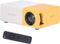 Portable Mini Projector for Home Outdoor Theater Movie, 1920x1080 Resolution, 24 to 60in, 110-240V (US Plug)
