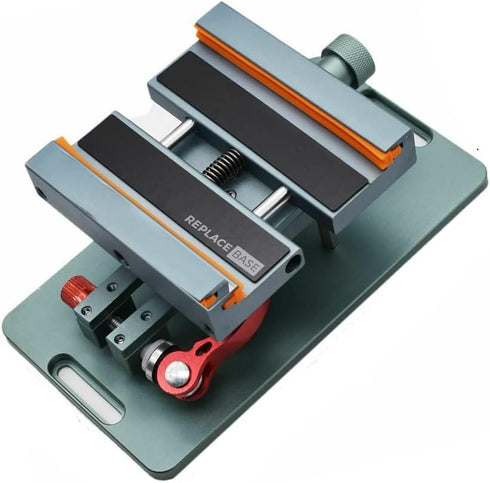 1Pcs Phone Back Cover Glass Demolition Clamp Lockable 360° Rotary Clamp for Phone Tablet Repair Fixture Holder Tool