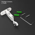 Zwolf Adjustable Metal Wall Mount for SimpliSafe Wireless Indoor Security Camera, Better Viewing Angle, White