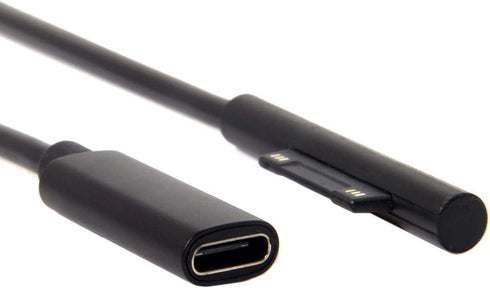 DC 15V Type-C USB-C Female to Surface Pro Charge Cable for Laptop