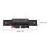 uxcell 2 Ways Spring Speaker Terminal Clip Push Release Connector Audio Cable Terminals Strip Block Black Red WP2-35 2Pcs