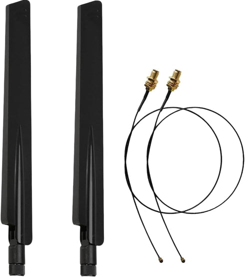 10dBi 2.4GHz 5G Dual Band WiFi RP-SMA High Gain Antenna for Wireless Card Router Desktop PC ITX Gaming