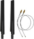 10dBi 2.4GHz 5G Dual Band WiFi RP-SMA High Gain Antenna for Wireless Card Router Desktop PC ITX Gaming