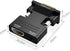 HDMI to VGA Adapter, 1080P 60Hz with 3.5mm Audio Cable, Compatible with Laptop to TV Projector Monitor