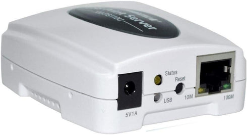 XM-PS110U 1-Port 10/100Mbps Fast Ethernet USB Print Server, USB 2.0 Network Print Server