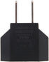 ANRANK E-U1009618AK 2-Pack) EU Europe to US USA Travel Power Plug Adapter Converter (Black