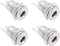 Fancasee (4 Pack) 5.5mm x 2.5mm Female DC Power Jack Socket Panel Mount Connector Adapter