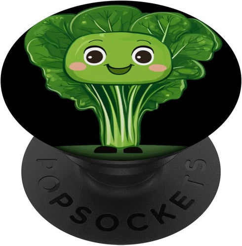Spinach Outfit Pretty Spinach Costume for Vegetable Face Lovers PopSockets Adhesive PopGrip