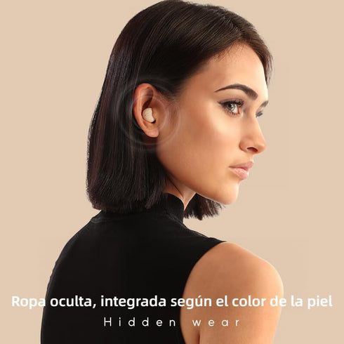Nude Invisible Hidden Smallest Earbuds: Wireless Bluetooth Mini Micro Tiny Ear Buds for Sleeping and Work