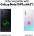 GOOSPERY Liquid Silicone Case for Galaxy Note 10 Plus (2019), Silky-Soft Touch Full Body Protection, Pink Sand