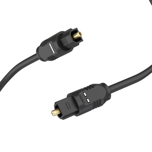 Optical Audio Cable 3ft - Cmple, Slim Fiber Optic, Ultra-Thin Gold Plated Toslink Cable for Soundbar, TV