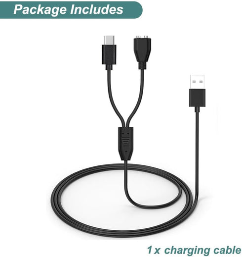 Kissmart Charger for Jugbow/Delupet/Yawpet Dog Training Collar, Magnetic Charging Cable for Shock Collar