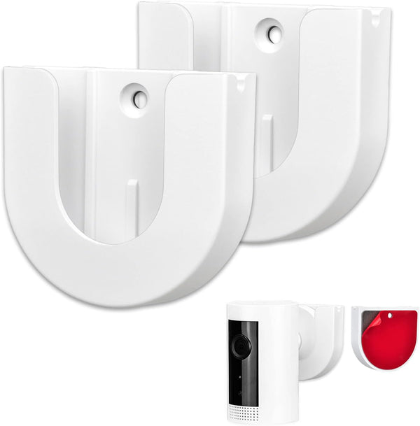 Strong Adhesive Wall Mount for Ring Indoor Cam (1st and 2nd Gen), Easy Installation, No Drilling or Screws