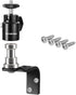 T Shape Wall Ceiling Mount for Ring Light with Detachable Ball Head, 1/4" Screw, Max Load: 4.4lb/2kg