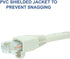 On-Q AC3525WHV1 5e Patch Cable, 25 Feet, White