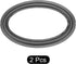 Speaker Foam Edge Surround Rings Rubber Perforated Subwoofer Replacement Parts - 6x9 / Black / 2Pack [for Repair or DIY