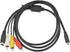 5 Feet/1.5M AV Cable for Sony Handycam Mini DV and DVD Camcorders-Black