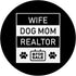 PopSockets PopGrip: Wife Dog Mom Realtor Real Estate Agent Swappable Grip for Phones & Tablets