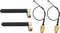 Kaunosta 3dbi 2.4GHz 2.4G WiFi Antenna SMA Male (Inner Pin) Network Bluetooth FPV
