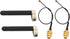 Kaunosta 3dbi 2.4GHz 2.4G WiFi Antenna SMA Male (Inner Pin) Network Bluetooth FPV