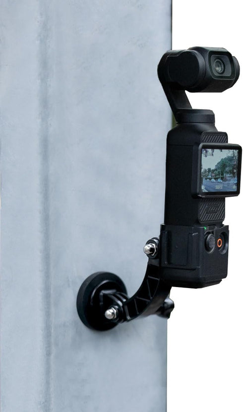 Lupholue Magnetic Mount Expansion Adapter, Camera Bracelet with Cold Shoe on Car Railings