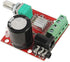HiLetgo PAM8610 Mini Stereo AMP Digital Audio Amplify Board, 10W+10W Dual Channel Class-D Amplifier 12V DC