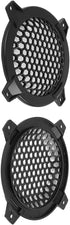 Unifizz Car 4pcs Grill Cover 4" Mesh Protector Speaker Cover Woofer Subwoofer Grill