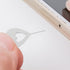 100pcs Set, Toddmomy Sim Card Ejector Pins Universal Phone Card Removal Tool, Mini Metal Sim Tray Ejector Needle