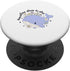 Everything's Whale Be Okay Floral Whale Inspired Cute Funny PopSockets Standard PopGrip