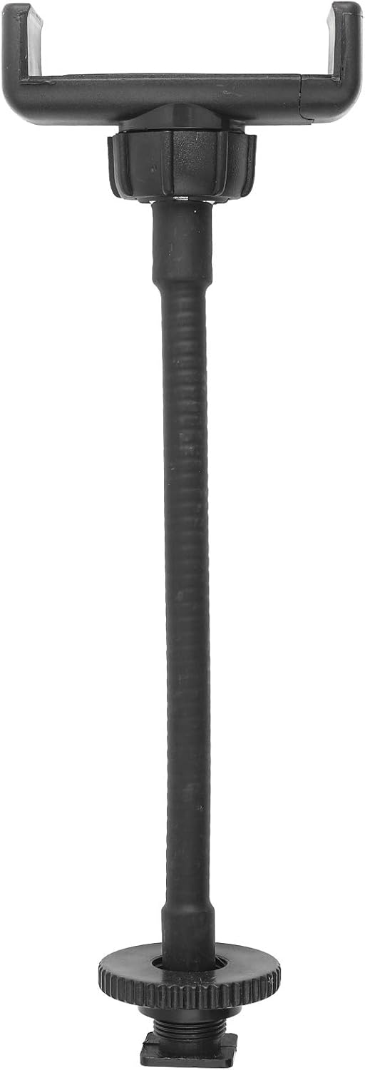 Portable Hose Phone Clip, Smartphone Live Broadcast Clamp Holder, Ring Light Phone Stand for Tripod Replacement