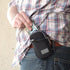 USA GEAR Compact Camera Case, Water Resistant Small Bag with Belt Loop, Compatible with Canon, Nikon, Sony (Black)
