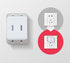VEY14 3-in-1 2-Prong (4pcs) Mini Travel Outlet Adapter Power Converter, Portable Plug Wall Outlet Splitter