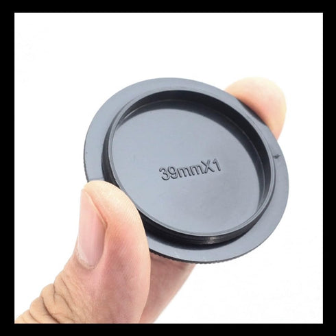 M39 Camera Body Cap & Rear Lens Cover for Leica L39 M39 Camera and 39mm Screw Mount Lens (2 Pack)