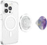 CJ Grips Watercolor Purple Abstract Pattern PopSockets PopGrip for MagSafe