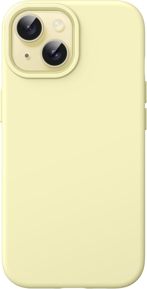 JETech Silicone Case for iPhone 15 6.1-Inch, Silky-Soft Touch Full-Body Protective Phone Case,