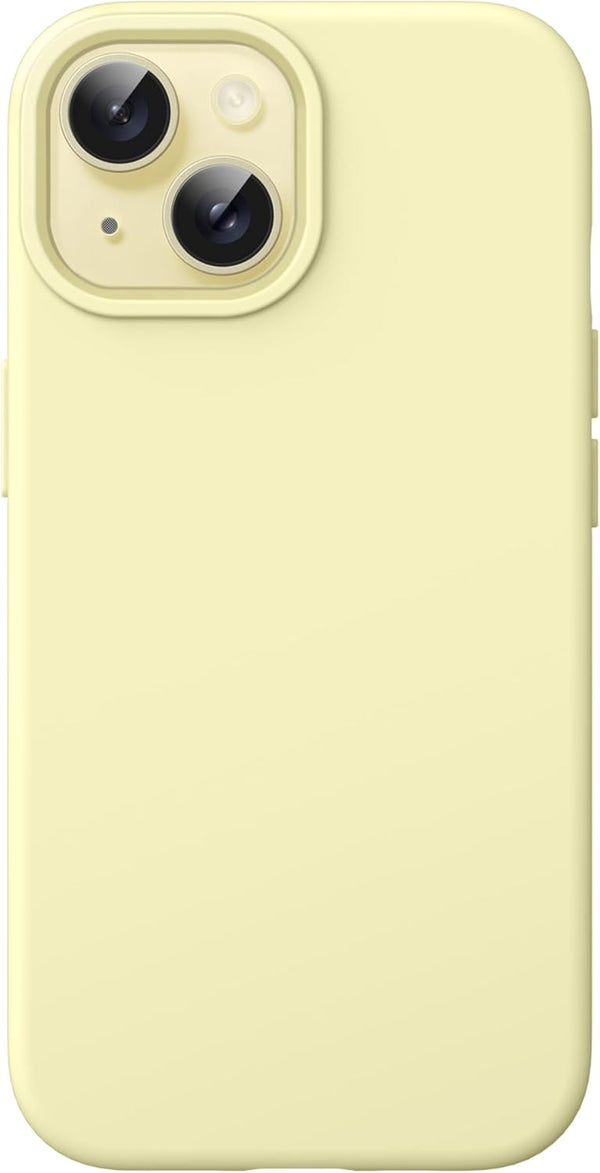 JETech Silicone Case for iPhone 15 6.1-Inch, Silky-Soft Touch Full-Body Protective Phone Case,