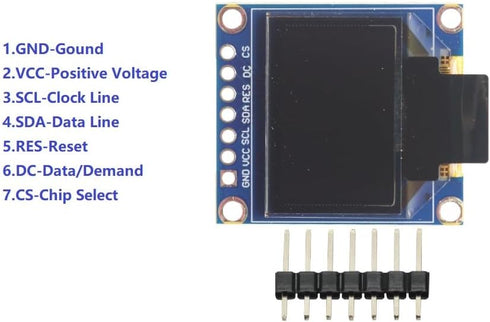 GODIYMODULES 0.95 inch SSD1331 96X64 Full Color SPI OLED Display Module LCD for Arduino