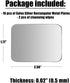 SALEX Set 16 3M Phone Metal Stickers for Magnetic Mount. Replacement of Magnet Metal Plates Inside Cell Phone Case.